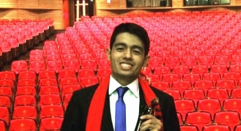 Violinista da Orquestra Sinfônica Jovem de Goiás vai participar do Festival de Música de Moscou